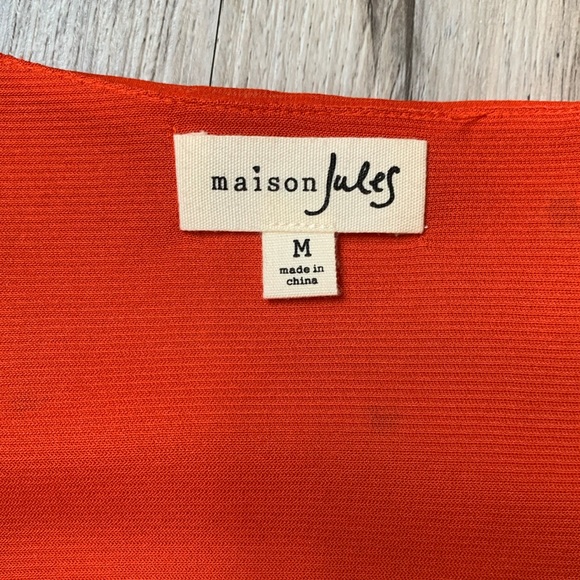 Maison Jules : flutter sleeve heart print dress - Picture 7 of 11